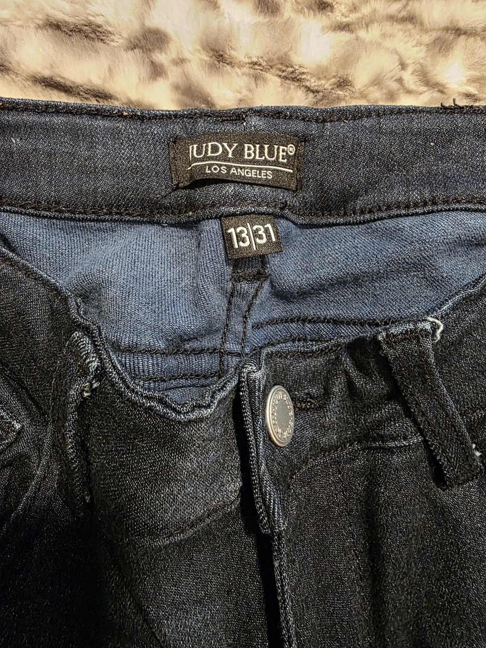 Judy Blue Dark Indigo Skinny Jeans - Picture 3 of 5